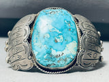 Piece Of History Vintage Native American Navajo Turquoise Sterling Silver Bracelet-Nativo Arts