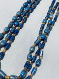 Native American One Of The Best Ever Santo Domingo Tubule Lapis Heishi Necklace-Nativo Arts