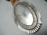 Sammy Keskoli Navajo Sterling Silver Concho Belt Native American-Nativo Arts