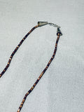 Native American Authentic Santo Domingo Very Rare Duck Vintage Sterling Silver Necklace-Nativo Arts