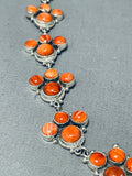 Important Federico Jimenez Sterling Silver Spiny Oyster Necklace-Nativo Arts