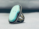 Wonderful Vintage Native American Navajo Turquoise Sterling Silver Ring-Nativo Arts