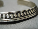 Exceptional Vintage Navajo Sterling Silver Native American Bracelet Cuff-Nativo Arts