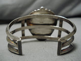 Superior Vintage Native American Navajo Sky Blue Turquoise Sterling Silver Bracelet-Nativo Arts