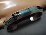 Native American Important Jim Poyer Royston Turquoise Sterling Silver Bracelet-Nativo Arts