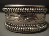 89 Gram Vintage Navajo 'All Native American Jewelry Silver' Bracelet-Nativo Arts