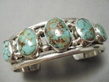 Thicker And Heavy Vintage Native American Navajo Royston Turquoise Sterling Silver Bracelet-Nativo Arts