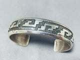 Thomas Singer Vintage Native American Navajo Sterling Silver Bracelet-Nativo Arts