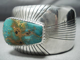 One Of Best Vintage Native American Navajo Royston Turquoise Sterling Silver Bracelet Old-Nativo Arts