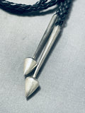 Outstanding Vintage Native American Hopi Sterling Silver Enormous Track Bolo-Nativo Arts