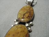 Magnificent Vintage Native American Navajo Royston Turquoise Sterling Silver Necklace Old-Nativo Arts
