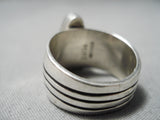 Important Vintage Native American Zuni Simplicio Turquoise Sterling Silver Ring-Nativo Arts