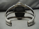Extremely Rare Red Mountain Turquoise Vintage Native American Navajo Sterling Silver Bracelet-Nativo Arts