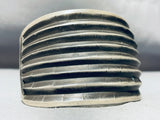 157 Gram Bold Vintage Native American Navajo Heavy Sterling Silver Bracelet-Nativo Arts