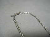 Incredible Vintage Native American Navajo Royston Turquoise Sterling Silver Necklace-Nativo Arts