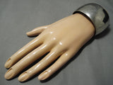 Important Ray Tracey Vintage Sterling Silver Native American Navajo Bracelet-Nativo Arts
