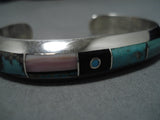 Native American Important Jim Poyer Royston Turquoise Sterling Silver Bracelet-Nativo Arts