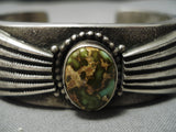 Very Important!! Stamp Work Genius Matt Charley Sterling Silver Native American Navajo Bracelet-Nativo Arts