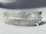 Extreme Detail Vintage Native American Navajo Ben Begaye (d) Sterling Silver Bracelet-Nativo Arts