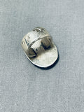 Stunning Vintage Native American Navajo Royston Turquoise Sterling Silver Ring Old-Nativo Arts