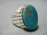Amazing Vintage Navajo Royston Turquoise Sterling Silver Native American Ring-Nativo Arts
