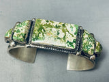 The Best Vintage Native American Navajo Al Jake Damale Turquoise Sterling Silver Bracelet-Nativo Arts