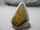 Fantastic Vintage Native American Navajo Royston Turquoise Sterling Silver Ring Old-Nativo Arts