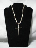 Beautiful Vintage Santo Domingo Native American Navajo Turquoise Sterling Silver Necklace-Nativo Arts