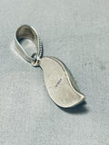 Stunning Vintage Native American Navajo Royston Turquoise Sterling Silver Pendant-Nativo Arts
