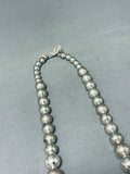 Dazzling Vintage Native American Navajo Sterling Silver Necklace-Nativo Arts