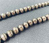 Excellent Vintage Native American Navajo Sterling Silver Necklace-Nativo Arts