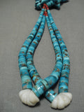 Opulent Vintage Navajo Turquoise Native American Necklace Old-Nativo Arts