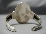 Vivid Carico Lake Turquoise Vintage Native American Navajo Sterling Silver Bracelet-Nativo Arts