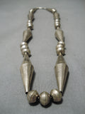 Amazing Vintage Navajo Sterling Silver Native American Necklace-Nativo Arts