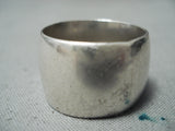 Astonishing Vintage Native American Navajo Cerrillos Turquoise Sterling Silver Ring Old-Nativo Arts
