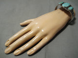 Museum Vintage Native American Navajo Royston Turquoise Sterling Silver Bracelet Old-Nativo Arts