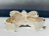 Native American Chunky Charoite Flower Cluster Vintage Southwest Sterling Silver Bracelet-Nativo Arts