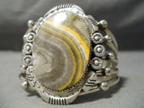 Striking Vintage Native American Navajo Bumble Bee Sterling Silver Bracelet-Nativo Arts