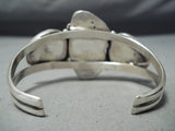 Leaves Of Turquoise Zuni Turquoise Sterling Silver Bracelet Native American-Nativo Arts