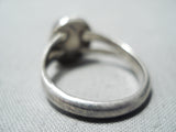 Wonderful Vintage Navajo Turquoise Sterling Silver Ring Native American Old-Nativo Arts