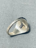 Important Artist Native American Navajo Silver Work Master Spiny Oyster Ring-Nativo Arts