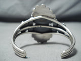 Dazzling Native American Navajo Damale Turquoise Sterling Silver Bracelet-Nativo Arts