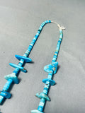 Native American Authentic Vintage Santo Domingo Turquoise Heishi Necklace Old-Nativo Arts
