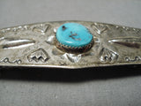 Superlative Vintage Navajo Platero Sterling Silver Native American Barrette-Nativo Arts