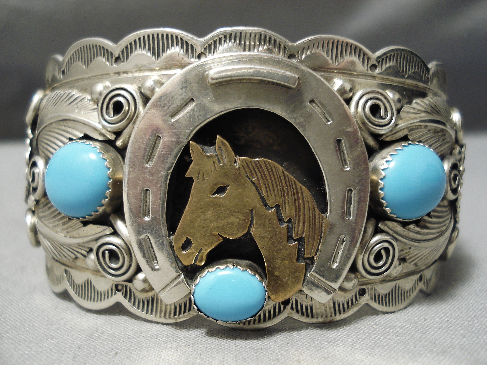 ナバホ　ロジャー スキート 作 Roger Skeet リング　21号 Important Vintage Native American Navajo Roger Skeet Jr Turquoise
