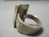 Inlay Master Vintage Navajo Turquoise Lapis Sterling Silver Native American Ring-Nativo Arts