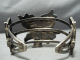 Best Vintage Zuni Native American Eagle Turquoise Sterling Silver Bracelet-Nativo Arts