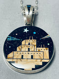 Double Sided Intricacy Genius Native American Navajo Sterling Silver Necklace-Nativo Arts