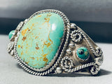 Superior Vintage Native American Navajo Green Turquoise Sterling Silver Bracelet-Nativo Arts