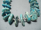 Vintage Native American Navajo Royston and Kingman Turquoise Necklace-Nativo Arts